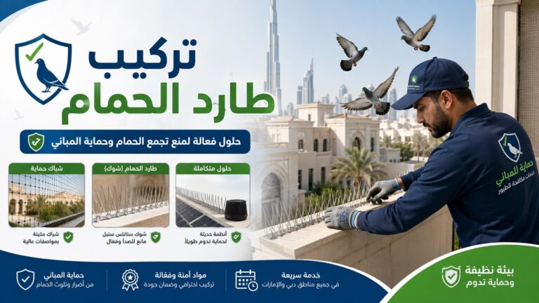 شركة مكافحة الحمام في دبي  0555241770 خصم 30%